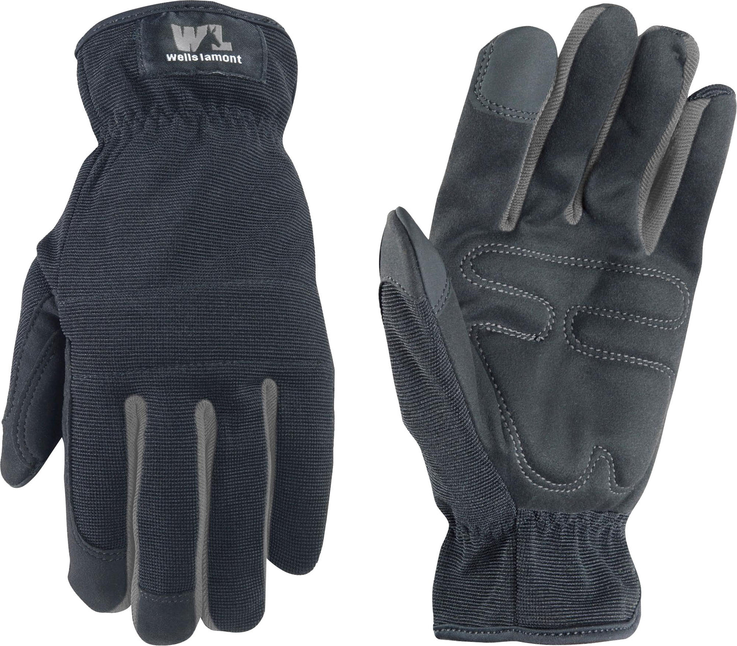 Wells Lamont Mens All-Purpose Slip On Work Glove (Pack Of 3)