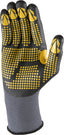 Wells Lamont Mens Nitrile Coated Gloves With Dots (Pack Of 6)