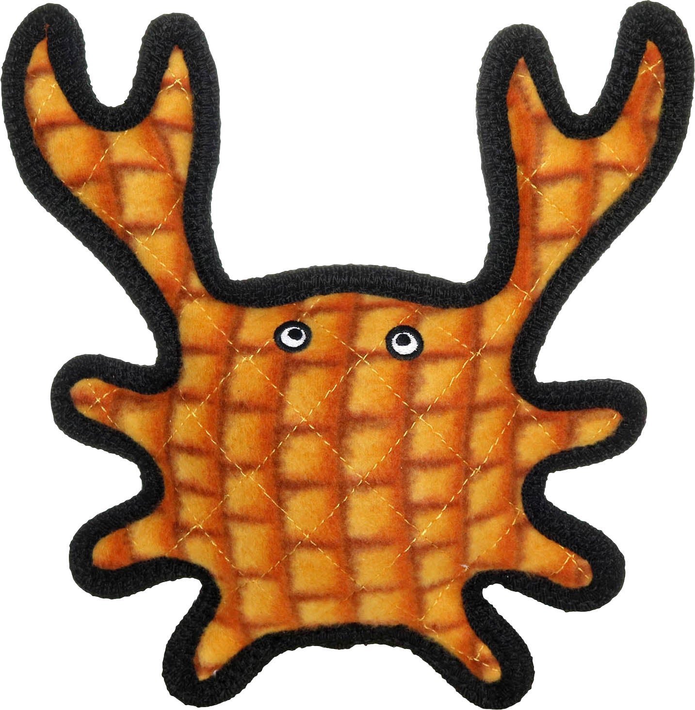 Tuffy Med Crab Durable Squeaky Soft Dog Toy
