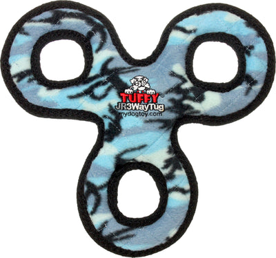 Tuffy Jr 3 Way Tug Durable Squeaky Soft Dog Toy