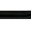 Close-up of a black Hot Shot Flex Shaft livestock prod with a metallic shaft and gold-tipped connector.
