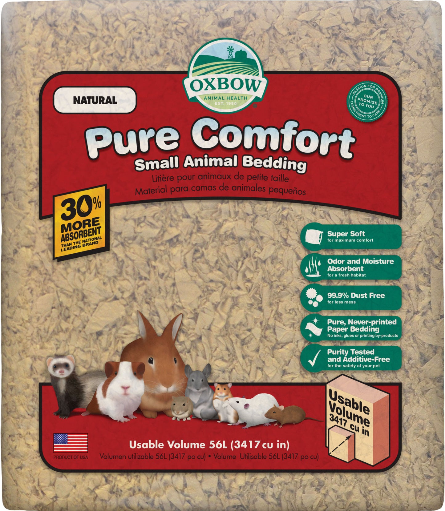 Pure Comfort Small Animal Paper Bedding