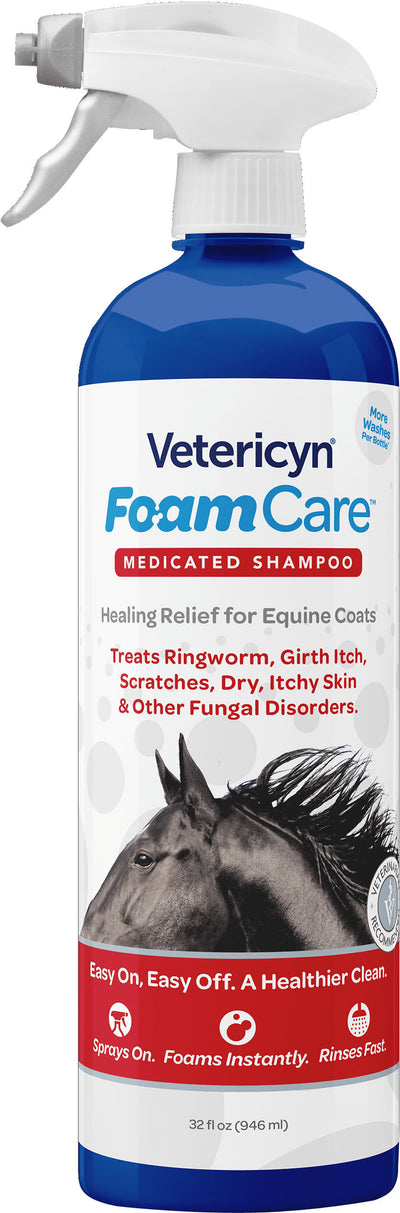Vetericyn Foamcare Medicated Equine Shampoo