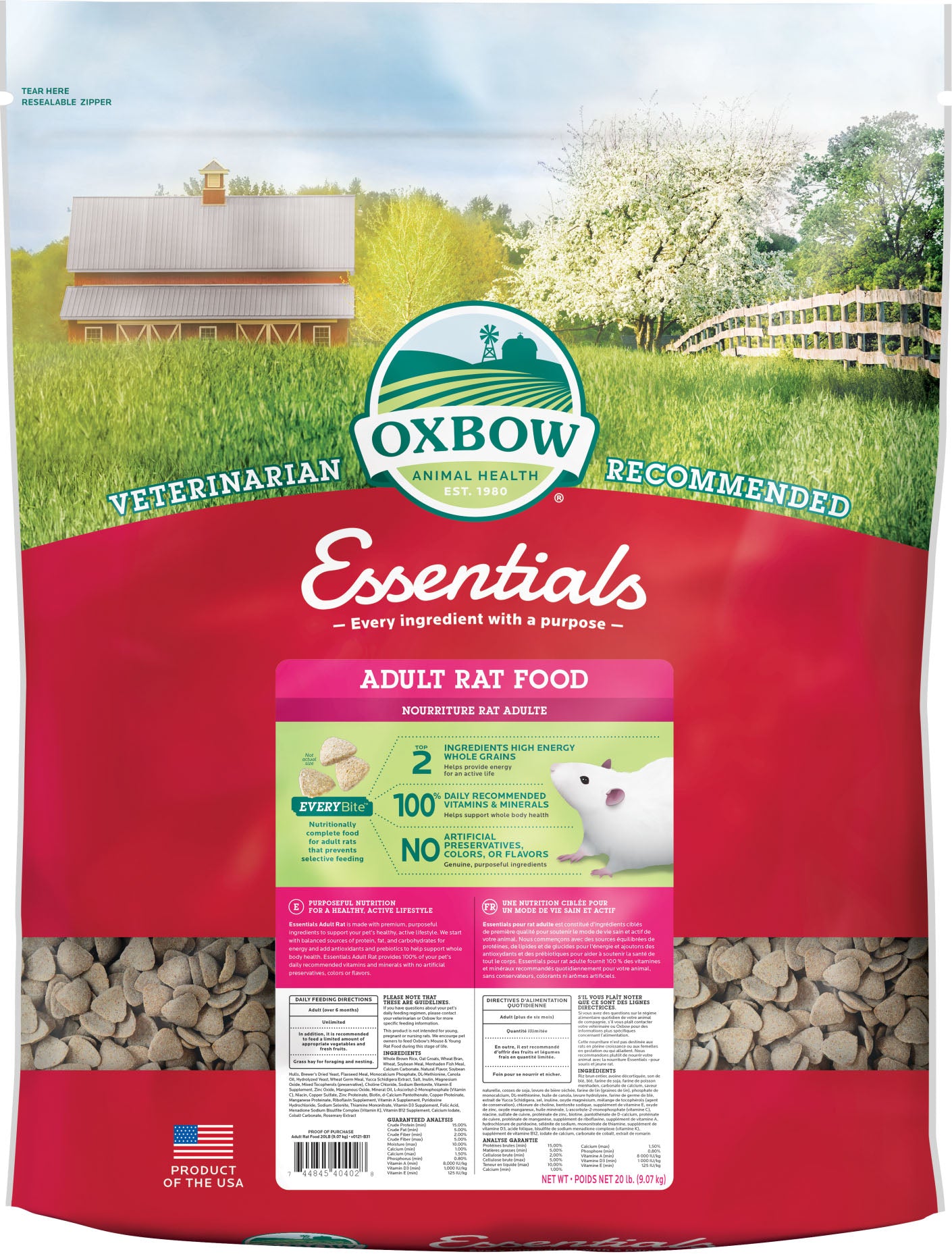 Essentials Adult Rat Food