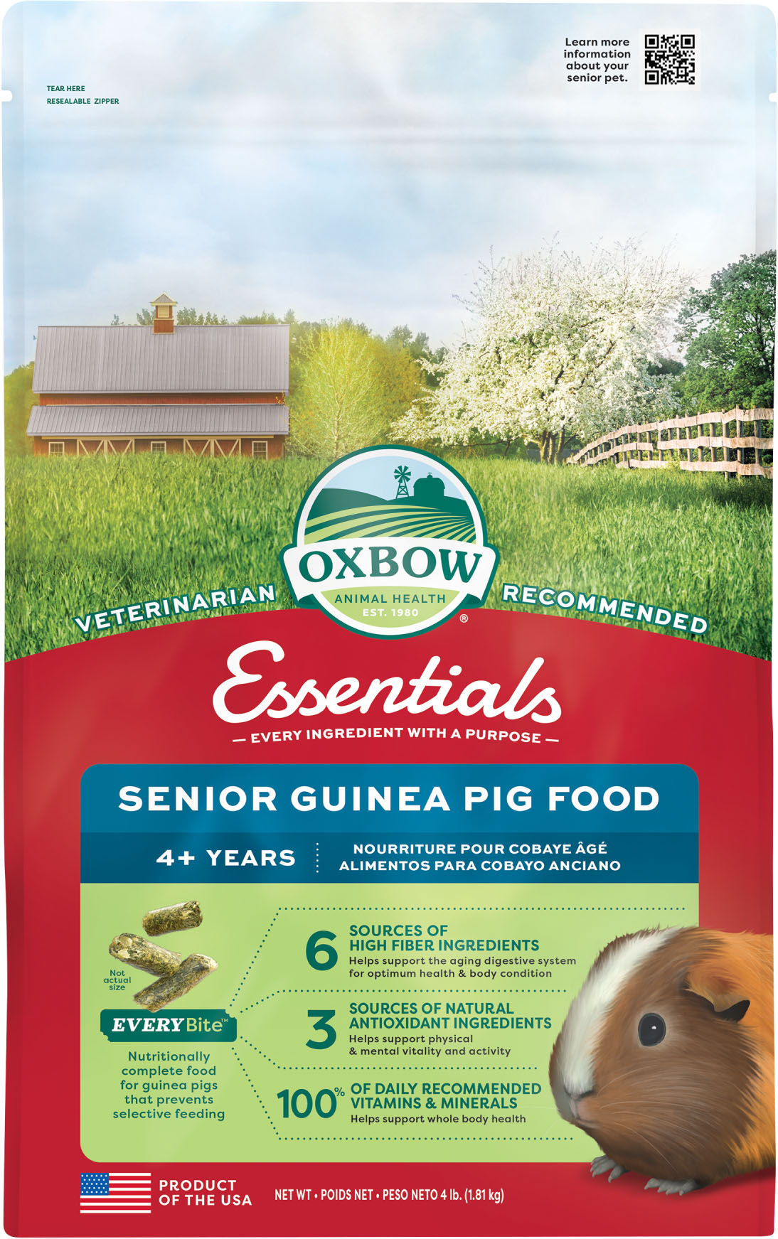 Essentials Senior Guinea Pig Food