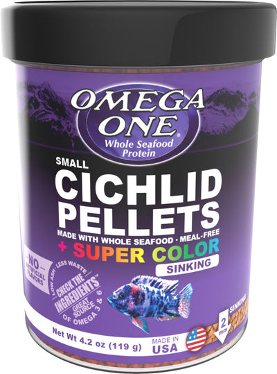 Omega One Sink Super Color Cichlid Pellet