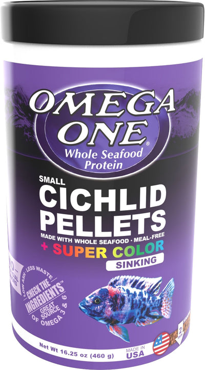 Omega One Sink Super Color Cichlid Pellet