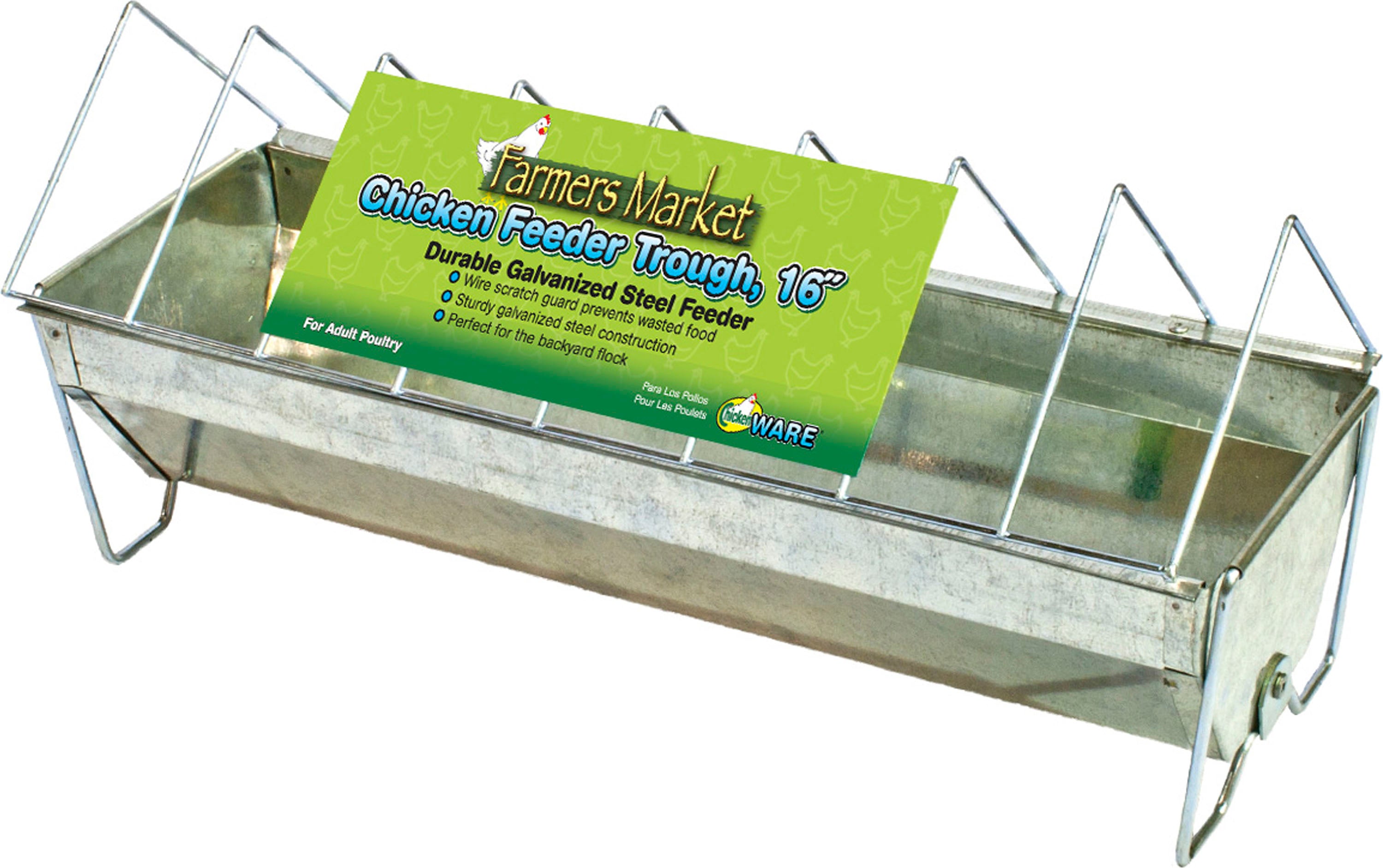 Chicken Feeder Trough Metal – Perk Valley Pet