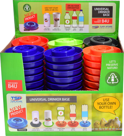 Tuff Stuff Universal Drinker Base (Pack Of 72)