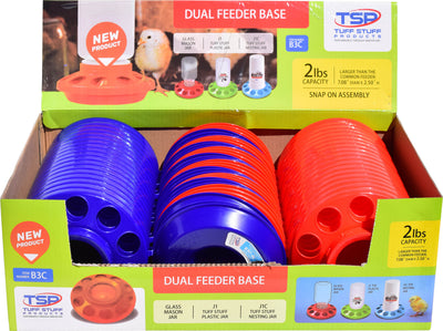 Tuff Stuff Dual Feeder Base (Pack Of 36)