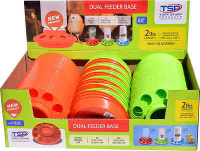 Tuff Stuff Dual Feeder Base (Pack Of 36)