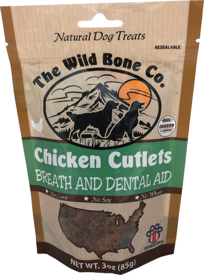 The Wild Bone Co. Fresh Breath Cutlets Dog Treats