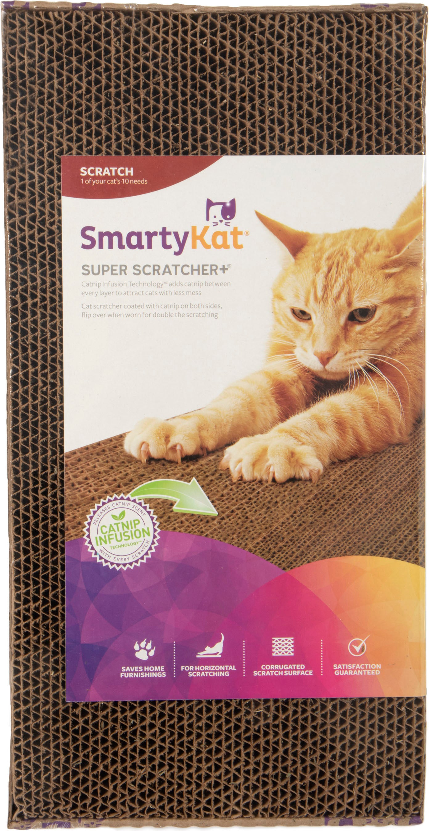 Smartykat Super Scratcher+ Double Wide Cat Pad