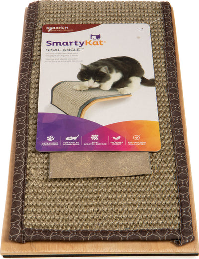 Smartykat Sisal Angle Ramp Cat Scratcher W/Catnip