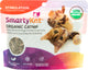 Front view of SmartyKat USDA Organic Catnip pouch, 0.5 oz, showing a cat and product details.