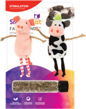 Smartykat Farm Friends Refillable Catnip Cat Toy