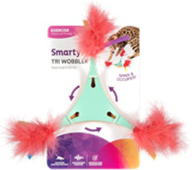 Smartykat Swat N Spin With Sound Motion Cat Toy