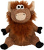 Godog Checkers Sitting Highland Cow Hank Dog Toy