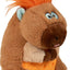 Godog Silent Squeak Capybara Dog Toy