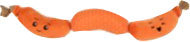 Godog Tough N Texture Hot Links Dog Toy