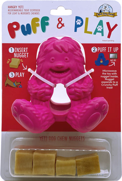 Yeti Pet Products Hangry Yeti Puff & Play Dog Toy