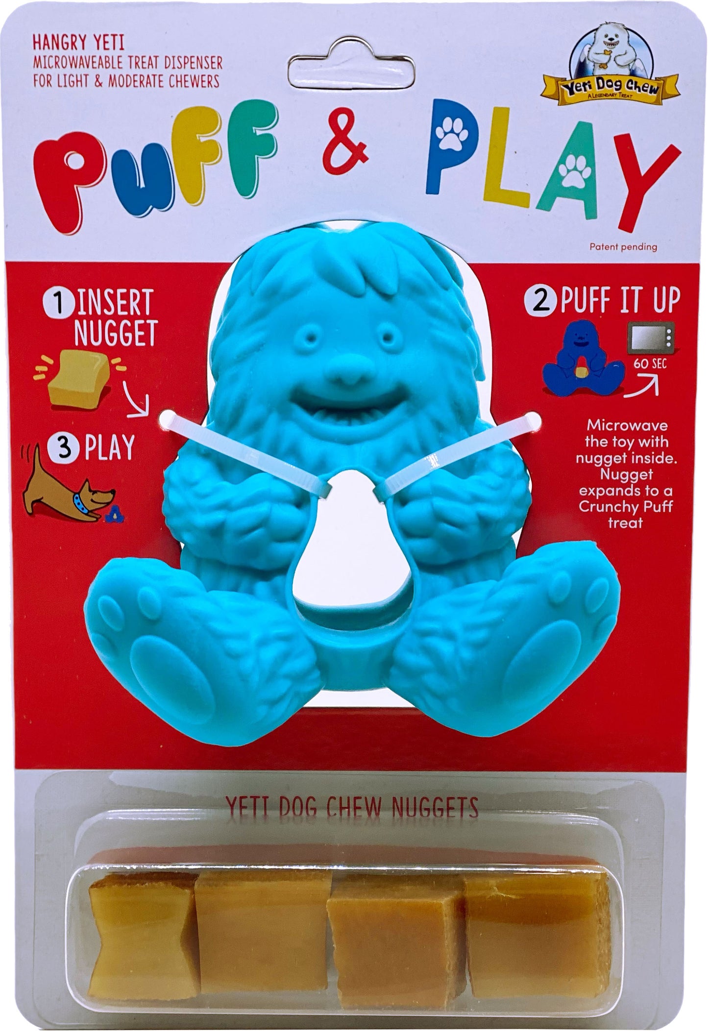 Yeti Pet Products Hangry Yeti Puff & Play Dog Toy