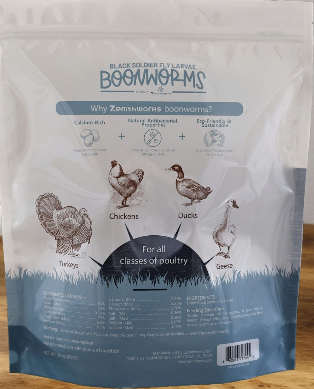 Zenithworks Black Soldier Fly Larvae