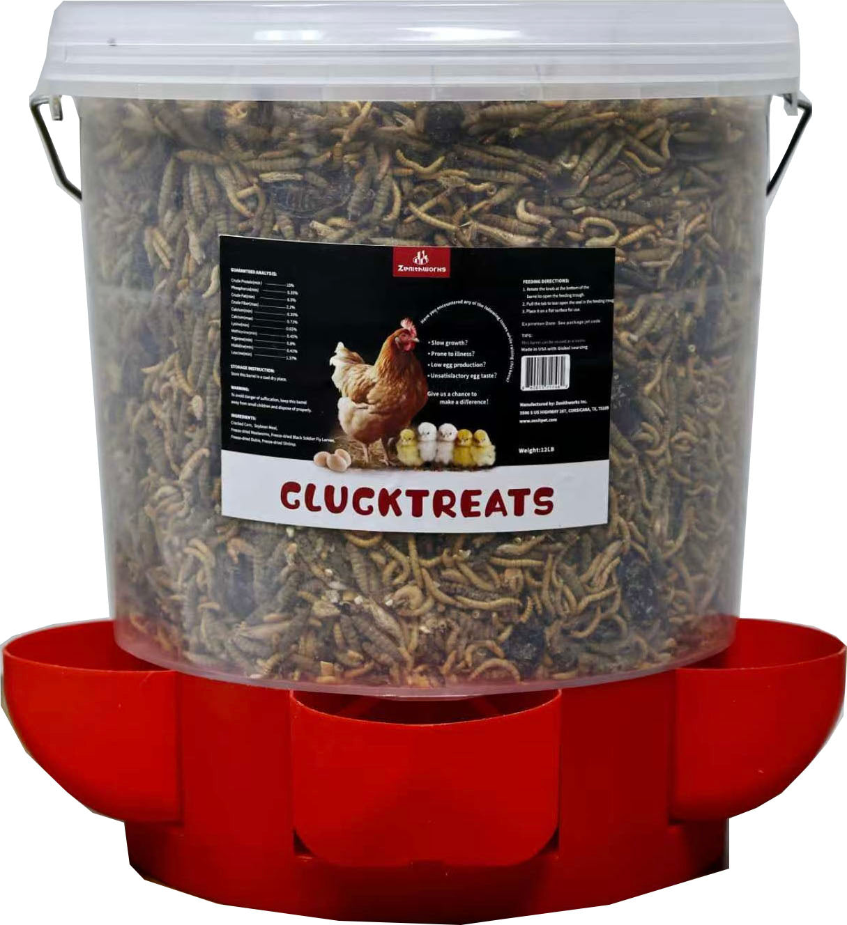 Clucktreats Poultry Mix Bucket