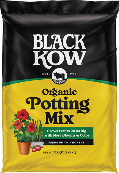Black Kow Premium Organic Potting Mix W/Plant Food