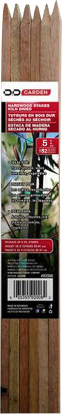 D&D Garden Packaged Hardwood Stakes
