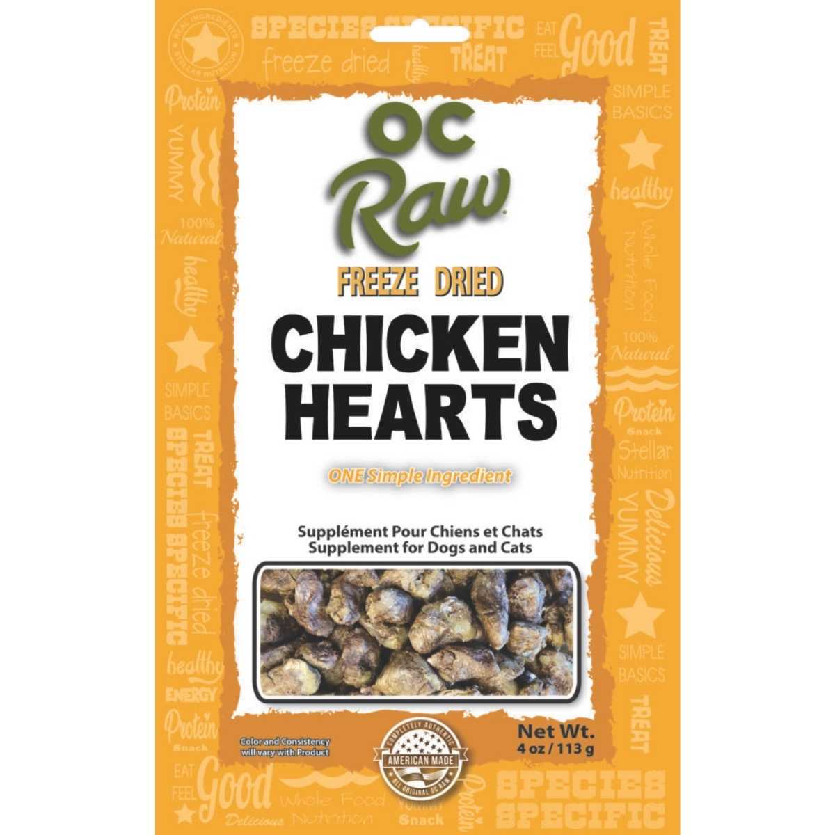 Oc Raw Freeze Dried Hearts