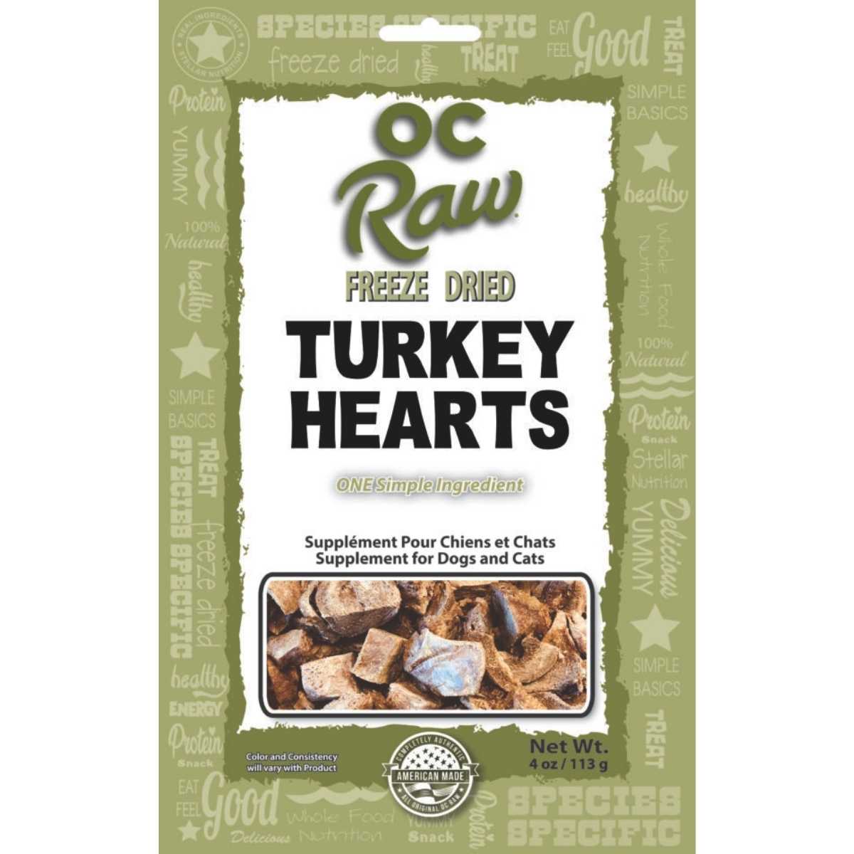 Oc Raw Freeze Dried Hearts