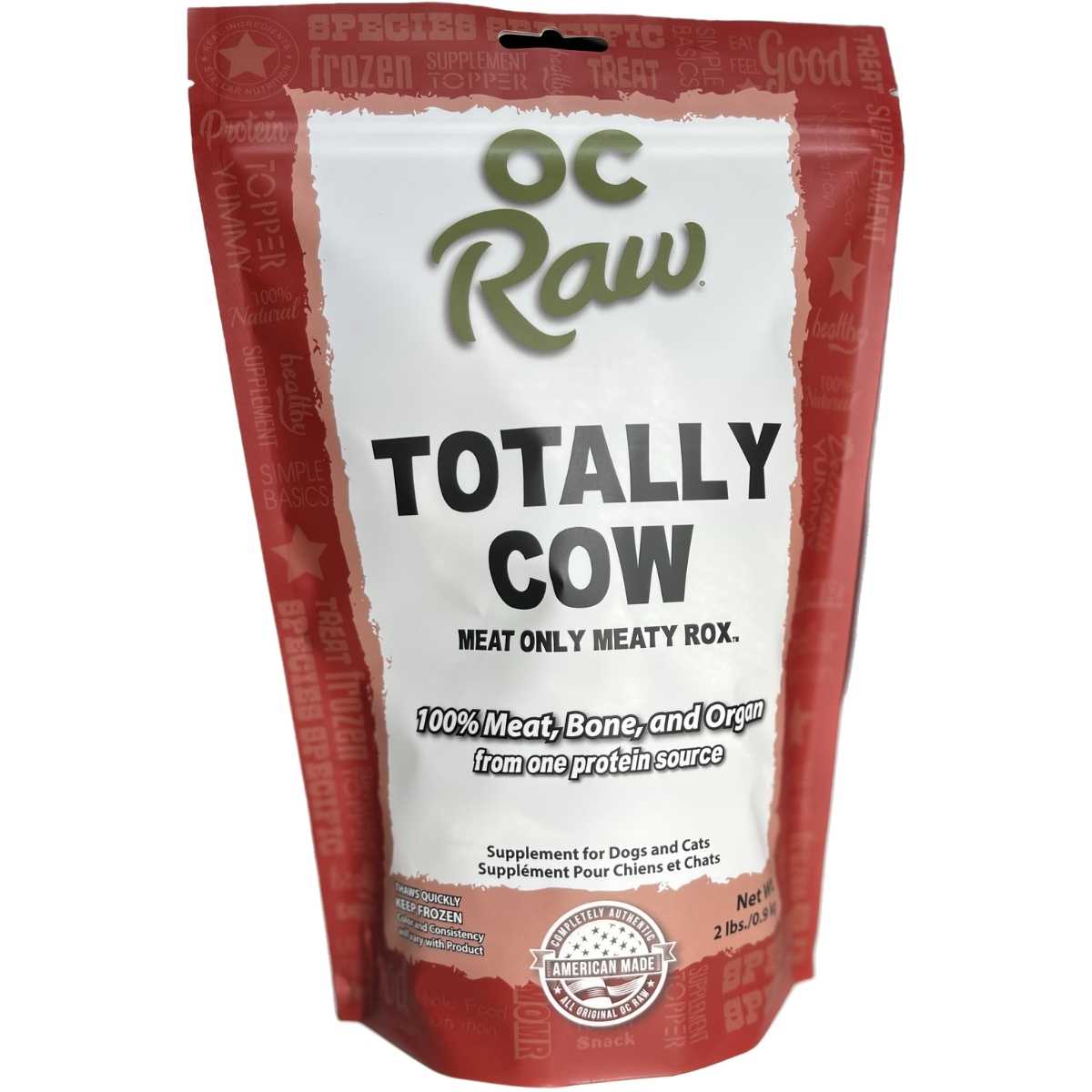 Oc Raw Dog Cat Totally Meat Only Meaty Rox