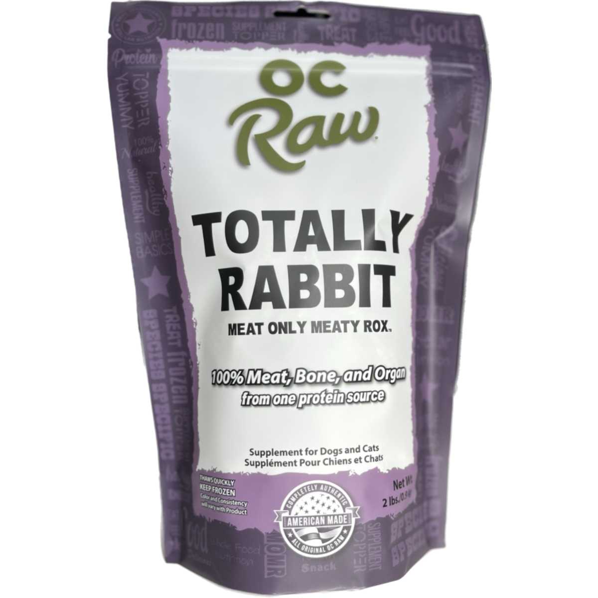Oc Raw Dog Cat Totally Meat Only Meaty Rox