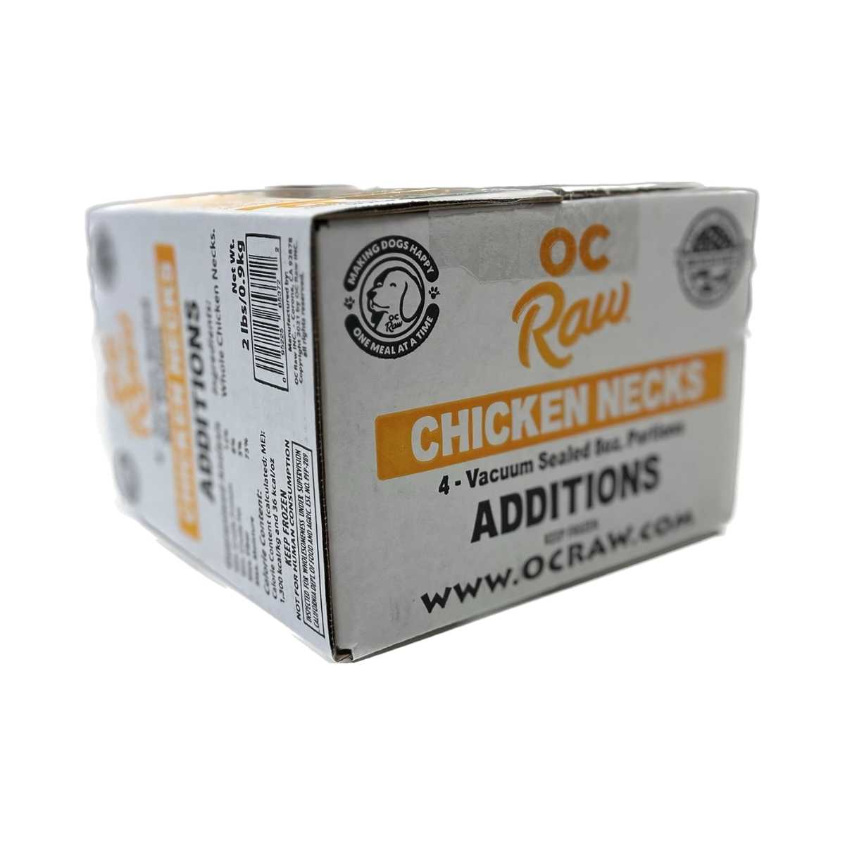 Oc Raw Frozen Additions Whole Necks Oz Portions