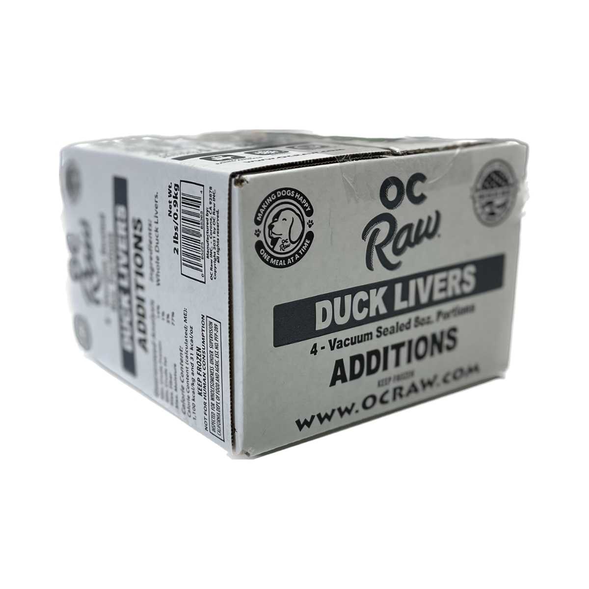 Oc Raw Frozen Additions Whole Livers Oz Portions