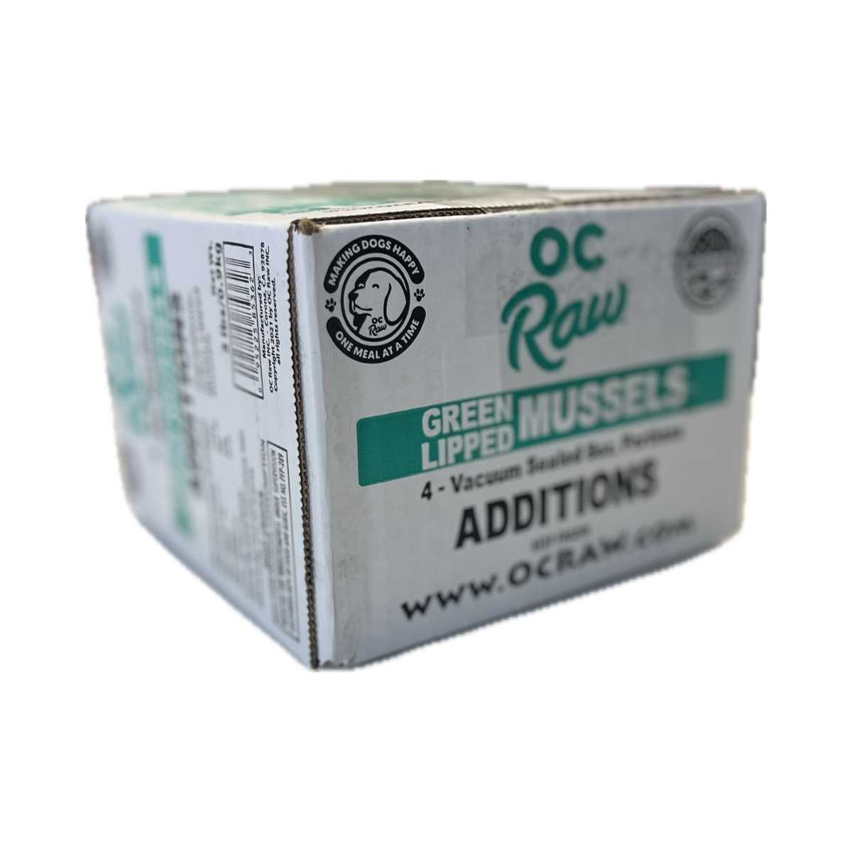 OC Raw Frozen Additions Green Lipped Mussels-2 lb Box (4 x 8 oz Portions)