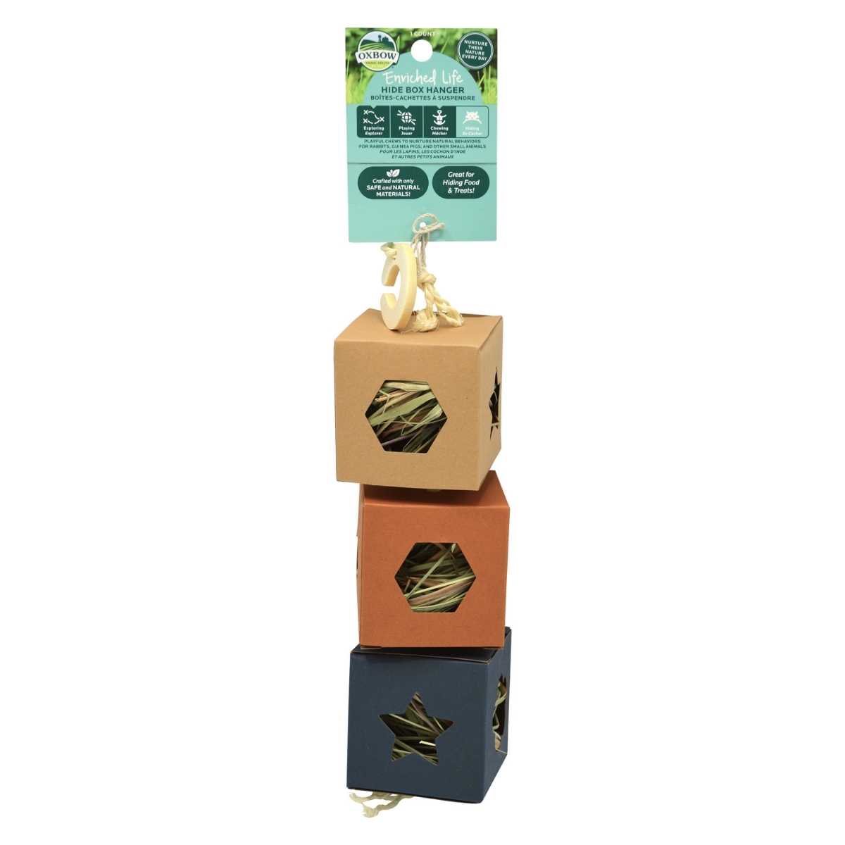 Oxbow Enriched Life Hide Box Hanger-3 pk
