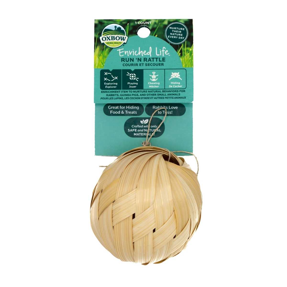 Oxbow Enriched Life Run 'n Rattle 3pk