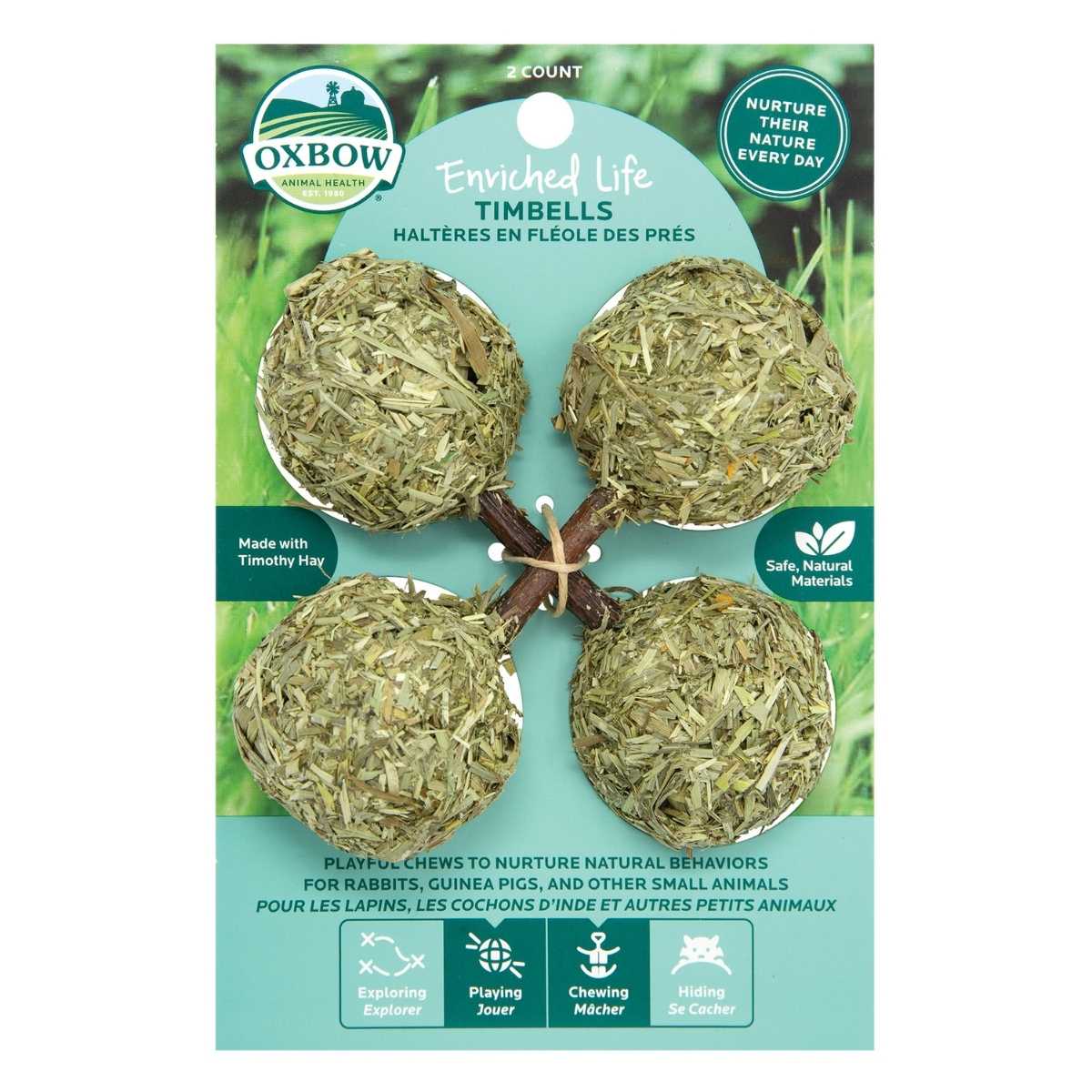 Oxbow Enriched Natural Timbells-3 pk