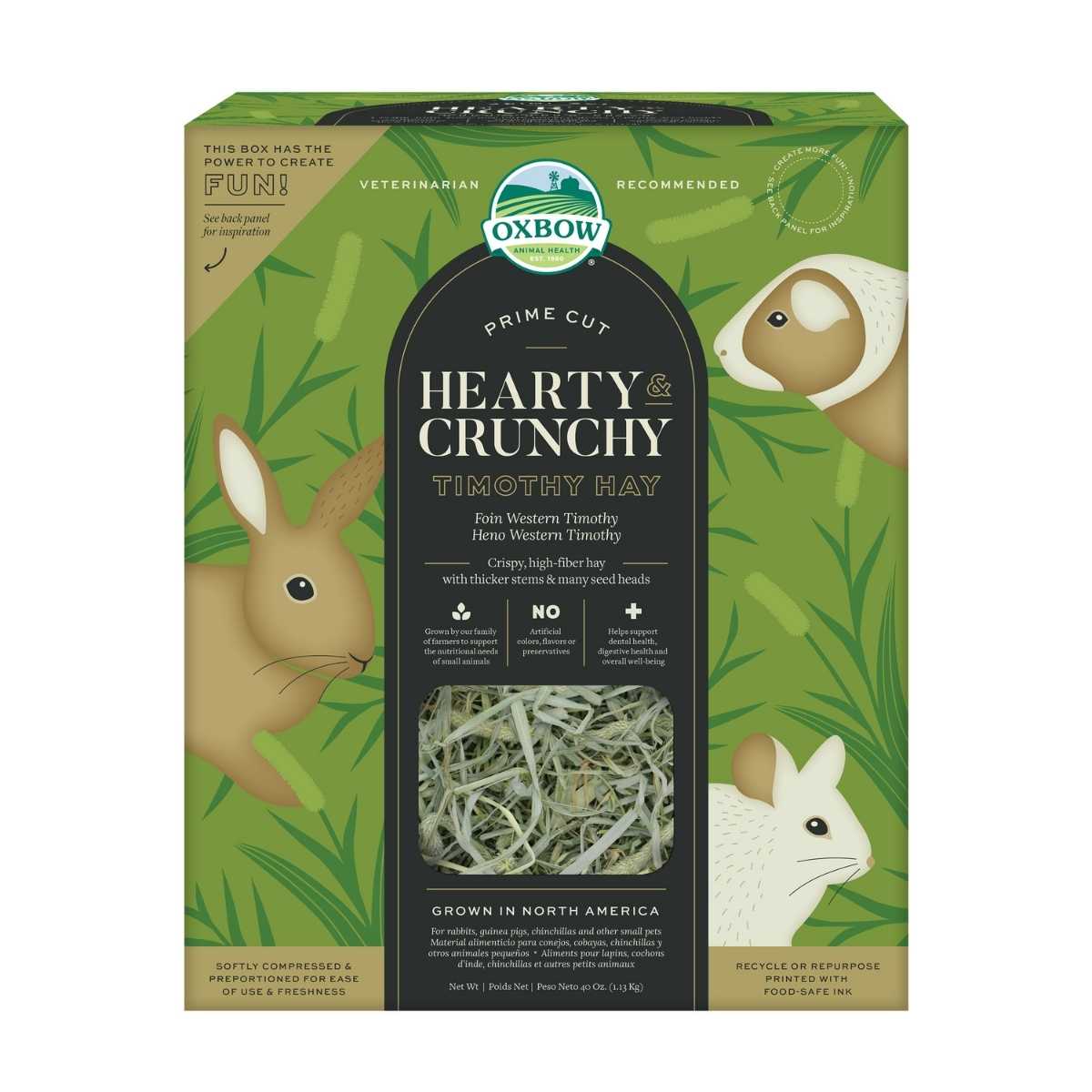 Oxbow Prime Cut Hearty Crunchy Timothy Hay