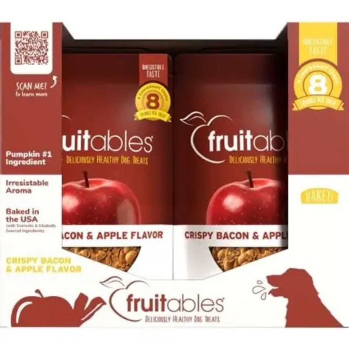 Fruitables Apple & Bacon Crunch Display- 12 oz 8 ct