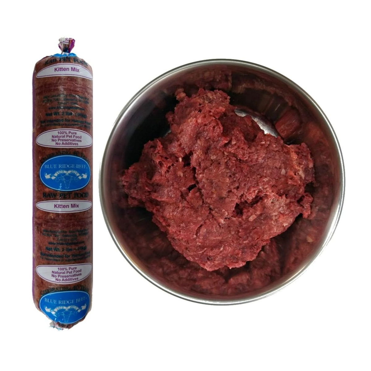 Blue Ridge Beef Kitten Mix-2 lb Chub