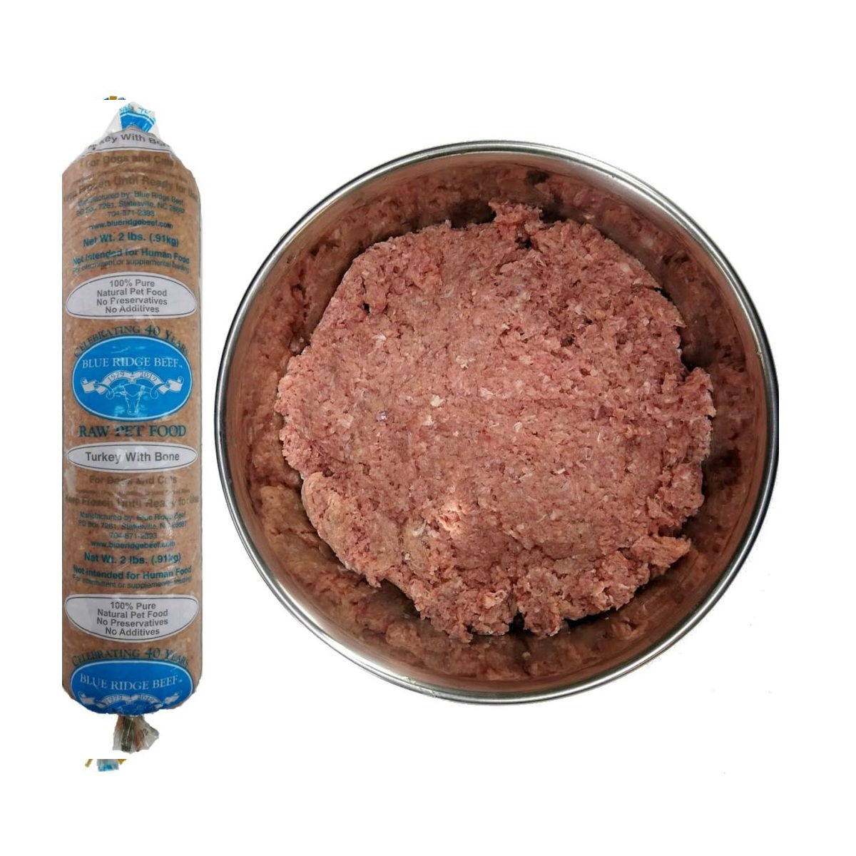 Blue Ridge Beef Canine Feline Bone Chub