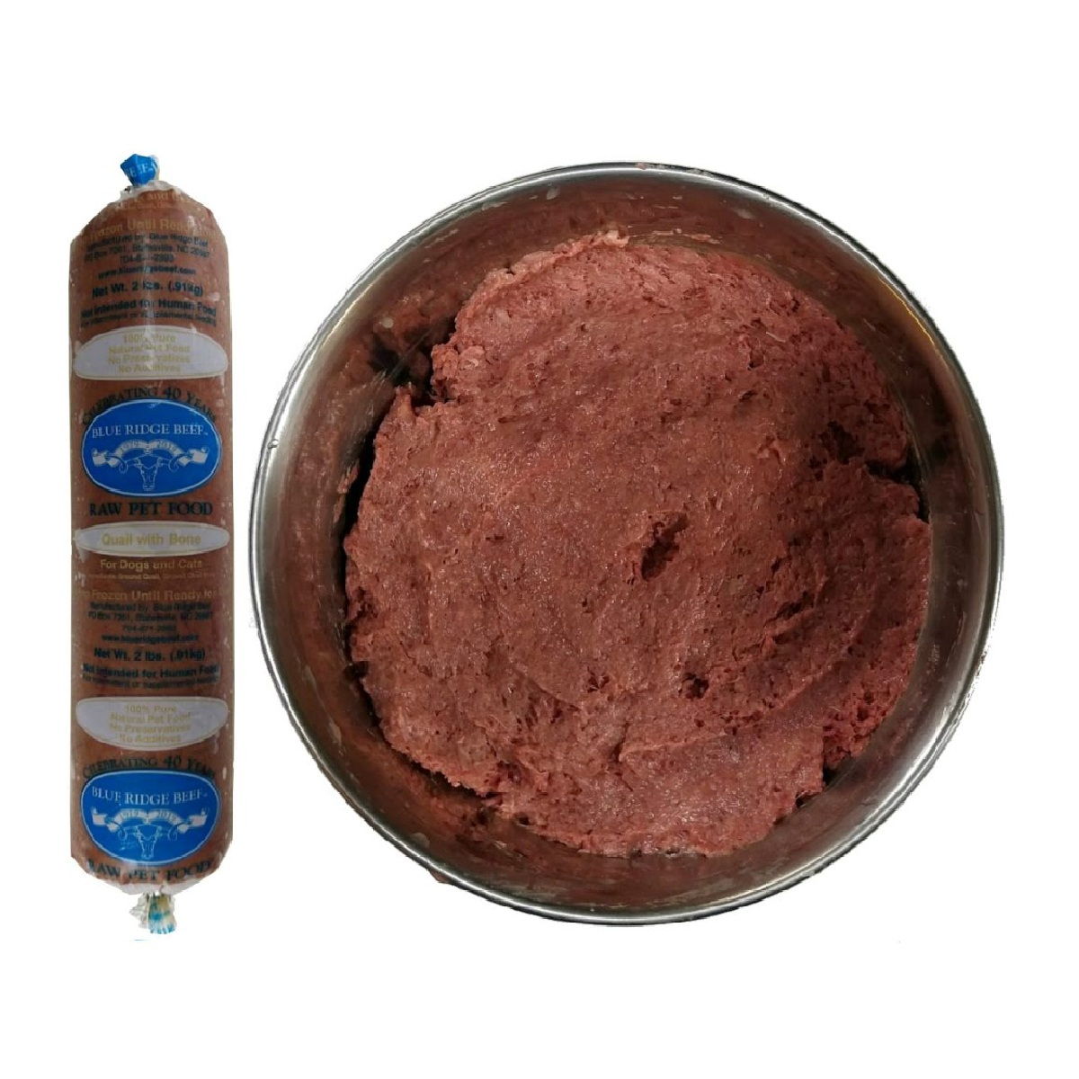 Blue Ridge Beef Canine Feline Bone Chub
