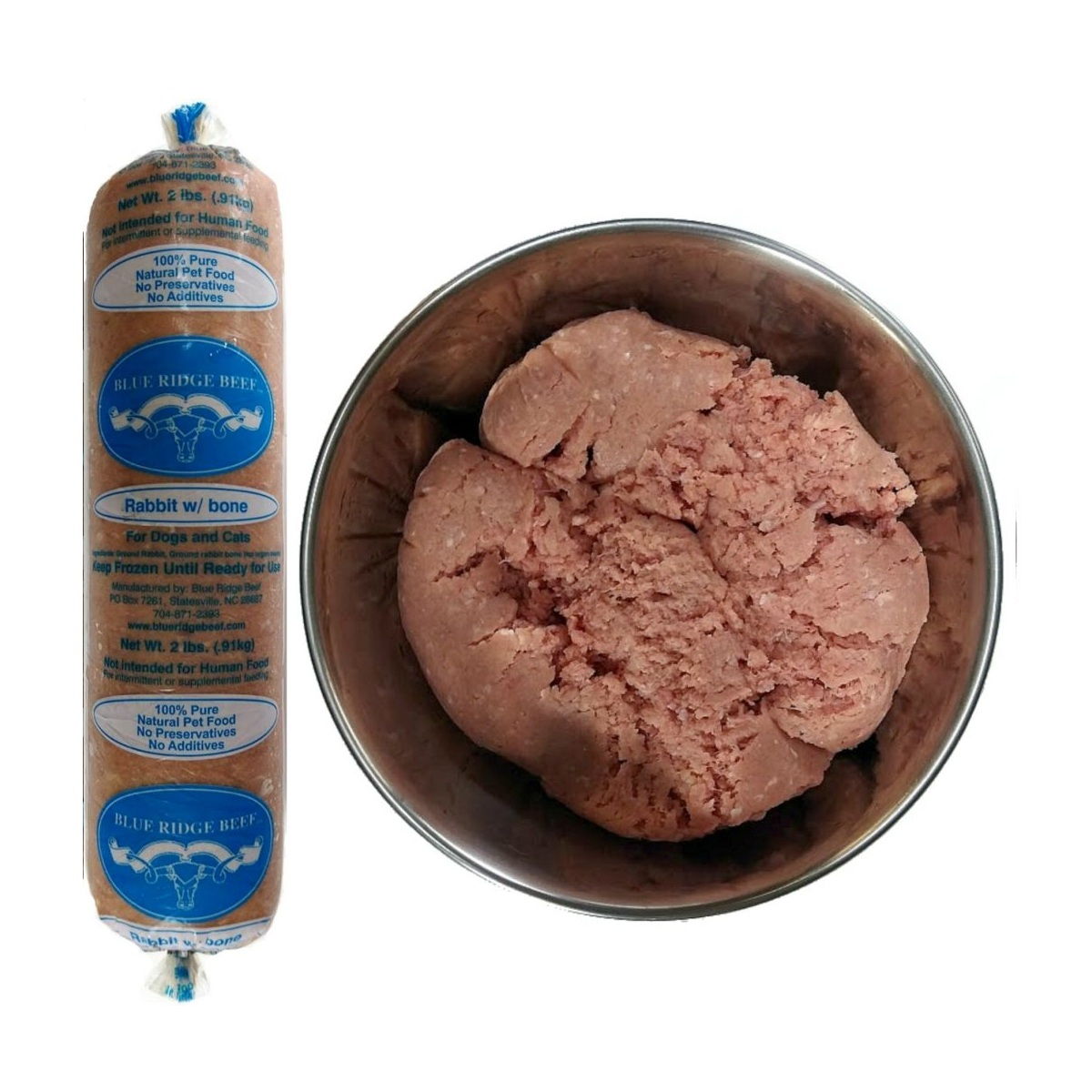 Blue Ridge Beef Canine Feline Bone Chub