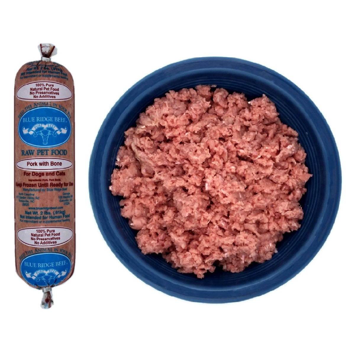 Blue Ridge Beef Canine Feline Bone Chub