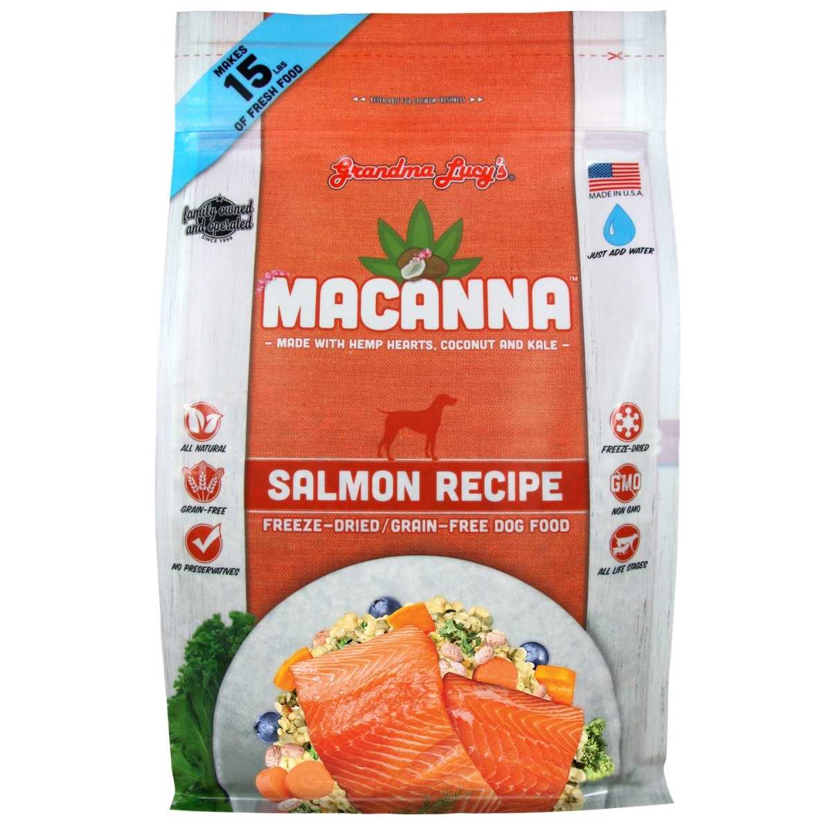Grandma Lucy's Macanna Grain Free Freeze Dried Dog Food