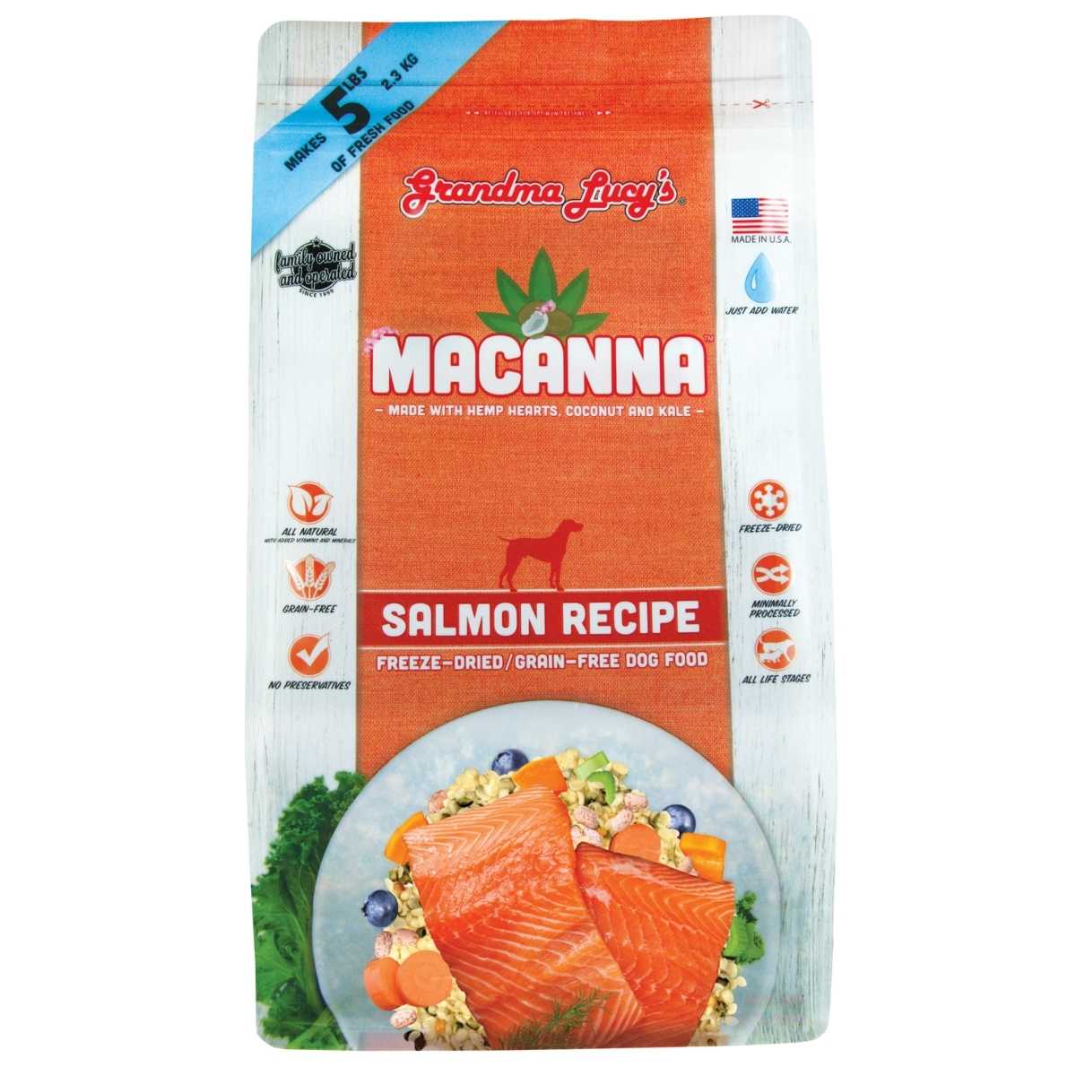Grandma Lucy's Macanna Grain Free Freeze Dried Dog Food