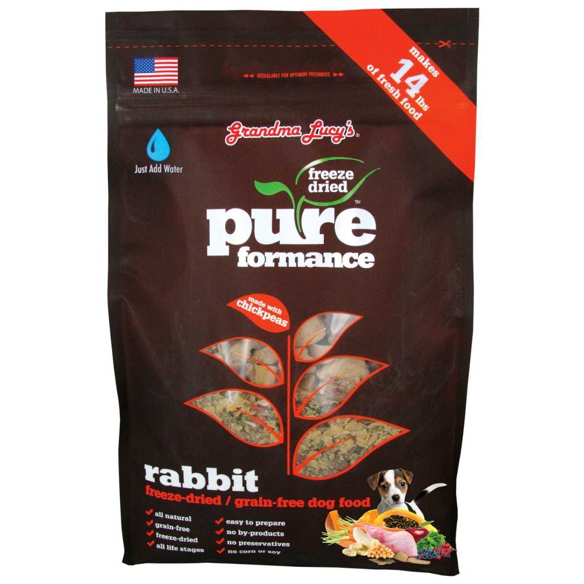 Grandma Lucy's Pureformance Grain Free Freeze Dried Dog Food